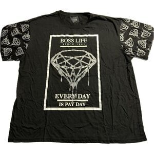 Boss Life‎ Every Day Is Pay Day Black T-Shirt Men’s Size 3XL
